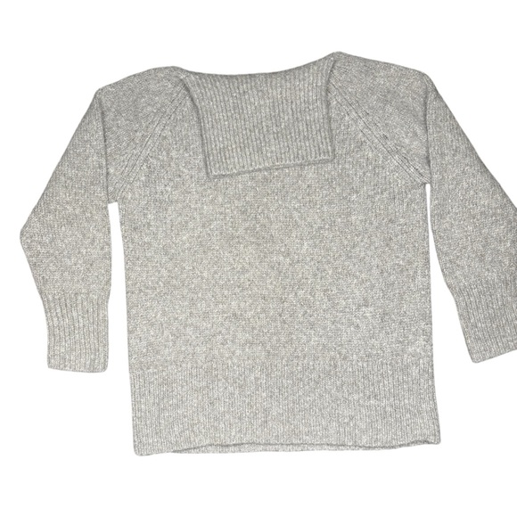 Group BABATON grey Alpaca Sweater essential winter basic size small - Picture 4 of 12